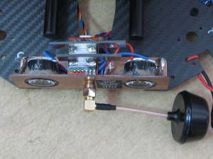 FPV transmitter mounting
