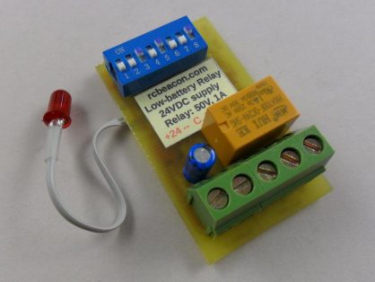 24V low-voltage detector relay