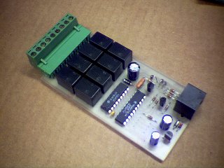 8 way relay output module.